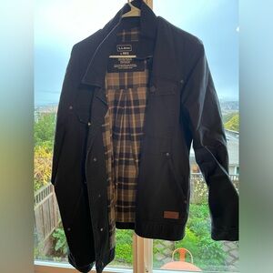 L.L. Bean BeanFlex Utility Trucker Jacket - black large